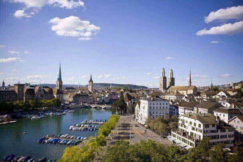 Цюрих, Швейцария - самые дорогие мегаполисы мира