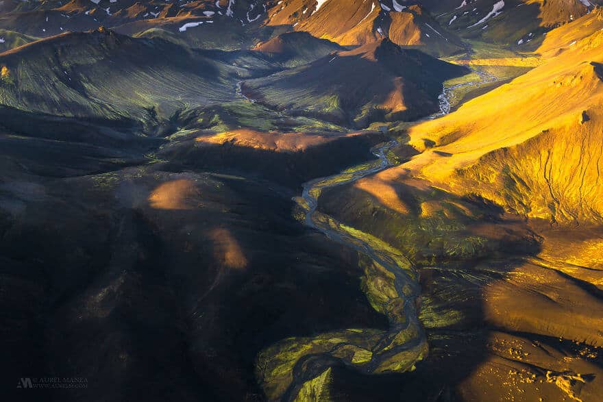 потрясающие виды Исландии, фото с дрона 4