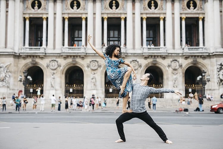 Танцоры балета на городских улицах, фото 15